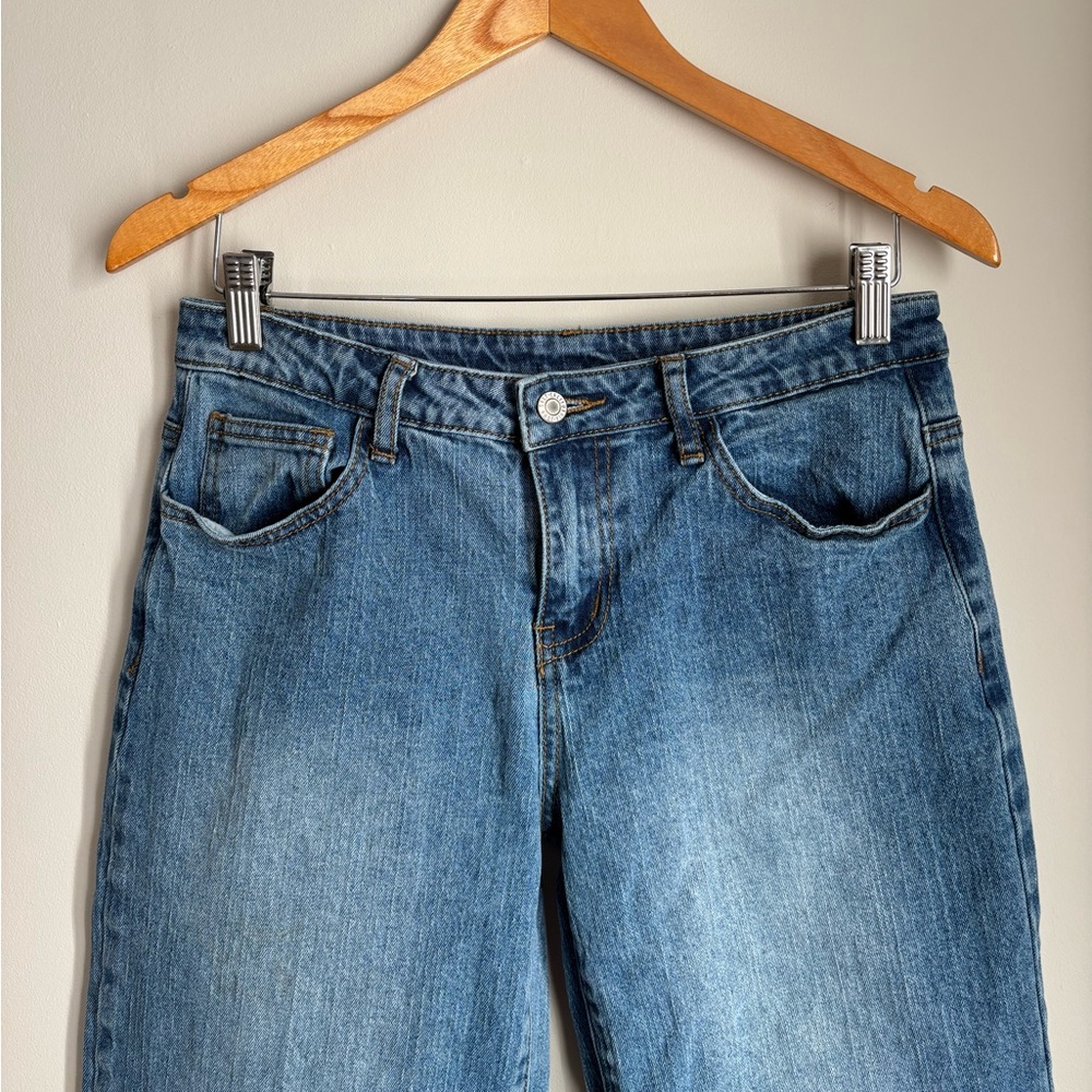 John Galt Light Blue Low Rise Baggy Jeans